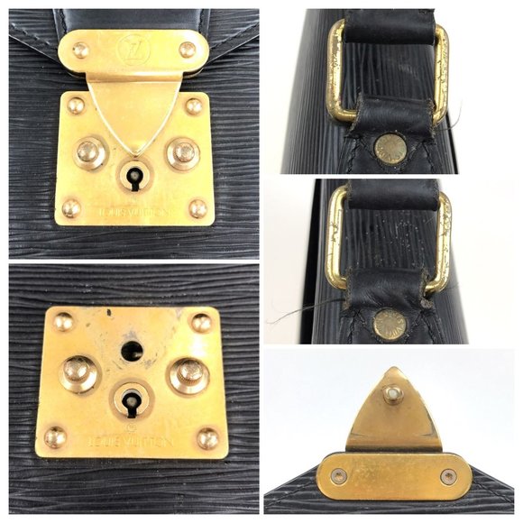 Louis Vuitton  Serviette Conseiller M54422 Black Epi Leather Briefcase 11583 - Picture 11 of 12